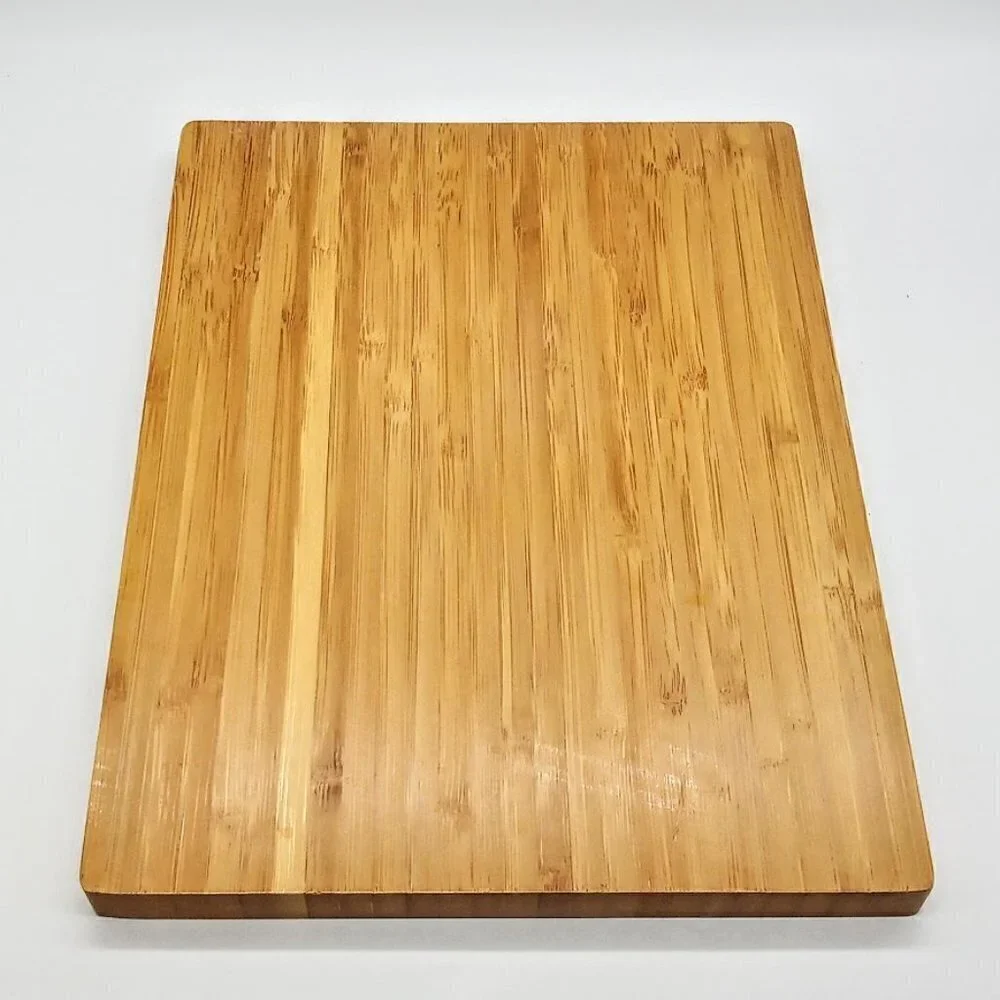 Vintage Bamboo Cheese Board Set NIB